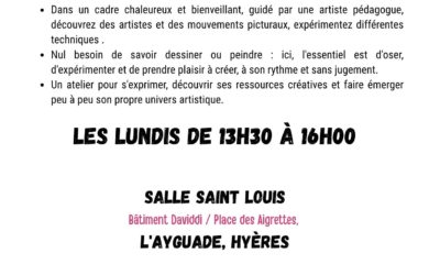 Cours de peinture à Hyères