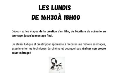 Atelier création de film
